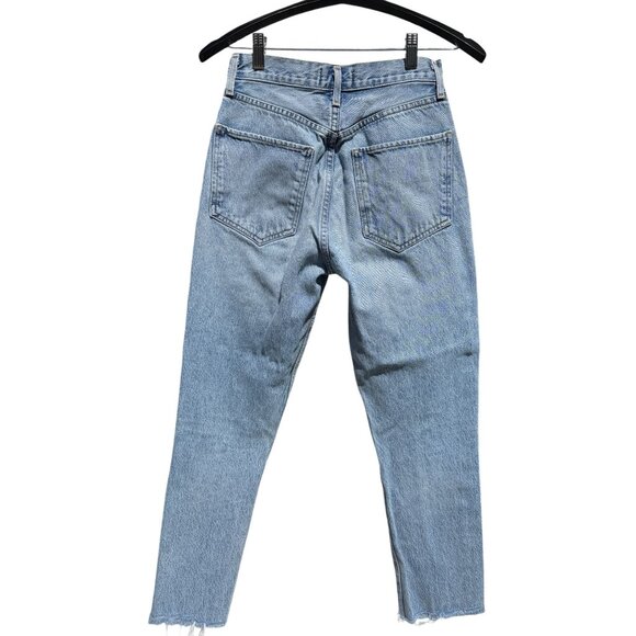 AGOLDE Riley High Rise Straight Crop in Zephyr Style A056D-811, Size 25 - Picture 4 of 15